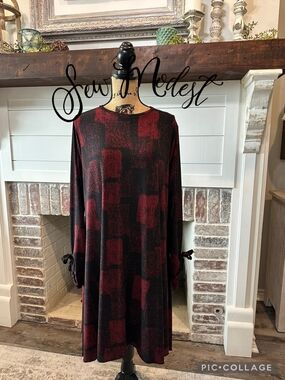 Women’s Red & Black Tunic